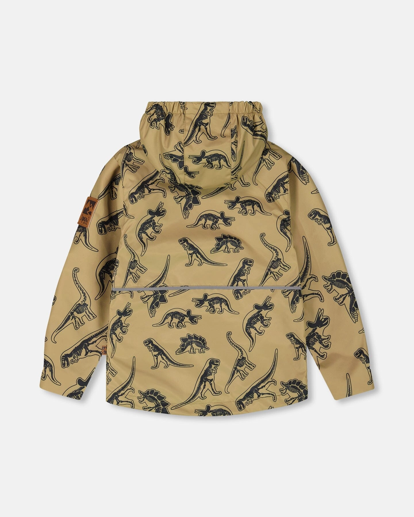 3-In-1 Mid-Season Outerwear Set Black Dinosaur On Beige Background Boys Summer Matching Set