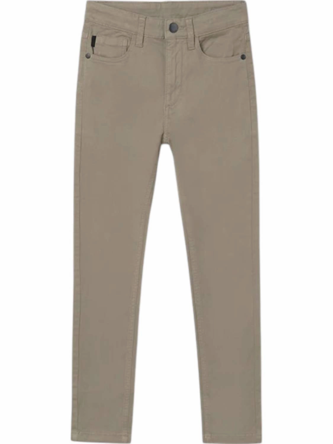5 Pocket Slim Fit Jeans In Tan Boys Stretch Skinny Jeans