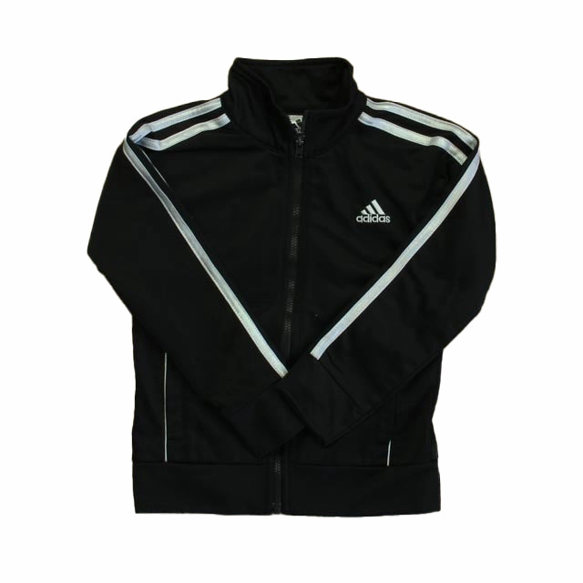 Adidas Girls Black | Silver Athletic Top ruffle tops girls, long sleeve tees girls