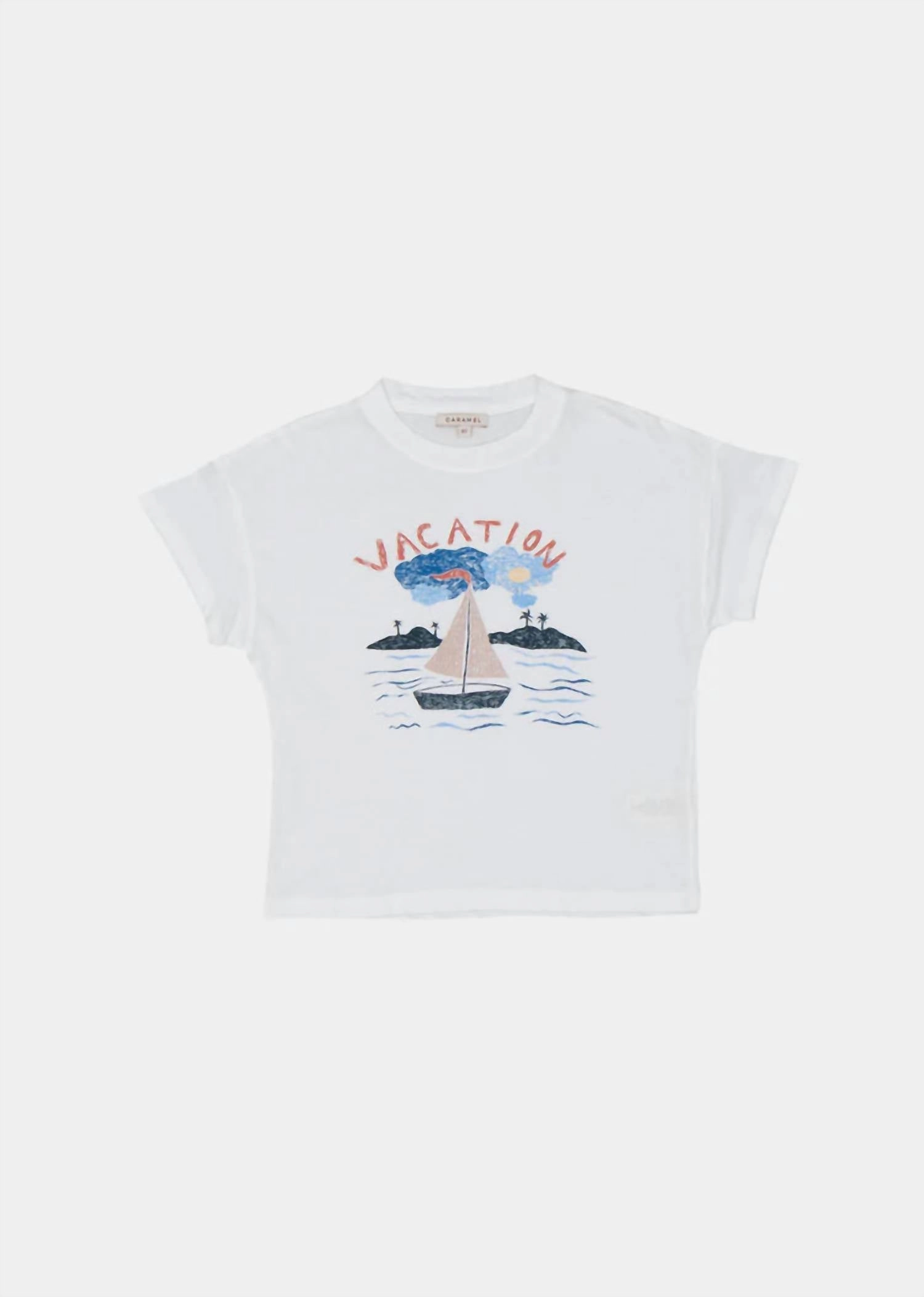 Ahipa T-Shirt In Off White Girls Tunic Top