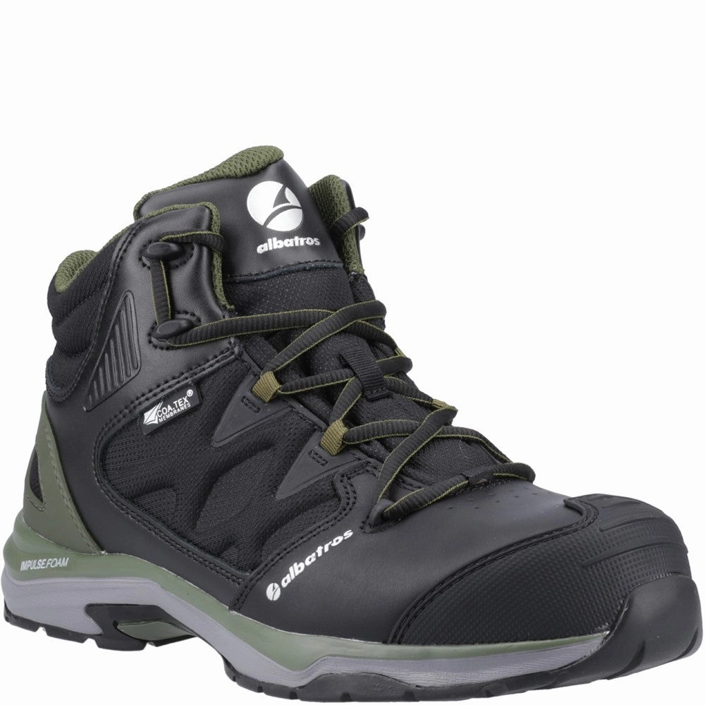 Albatros Ultratrail Olive Ctx Mid Safety Boot Basketball Shoes, Running Shoes