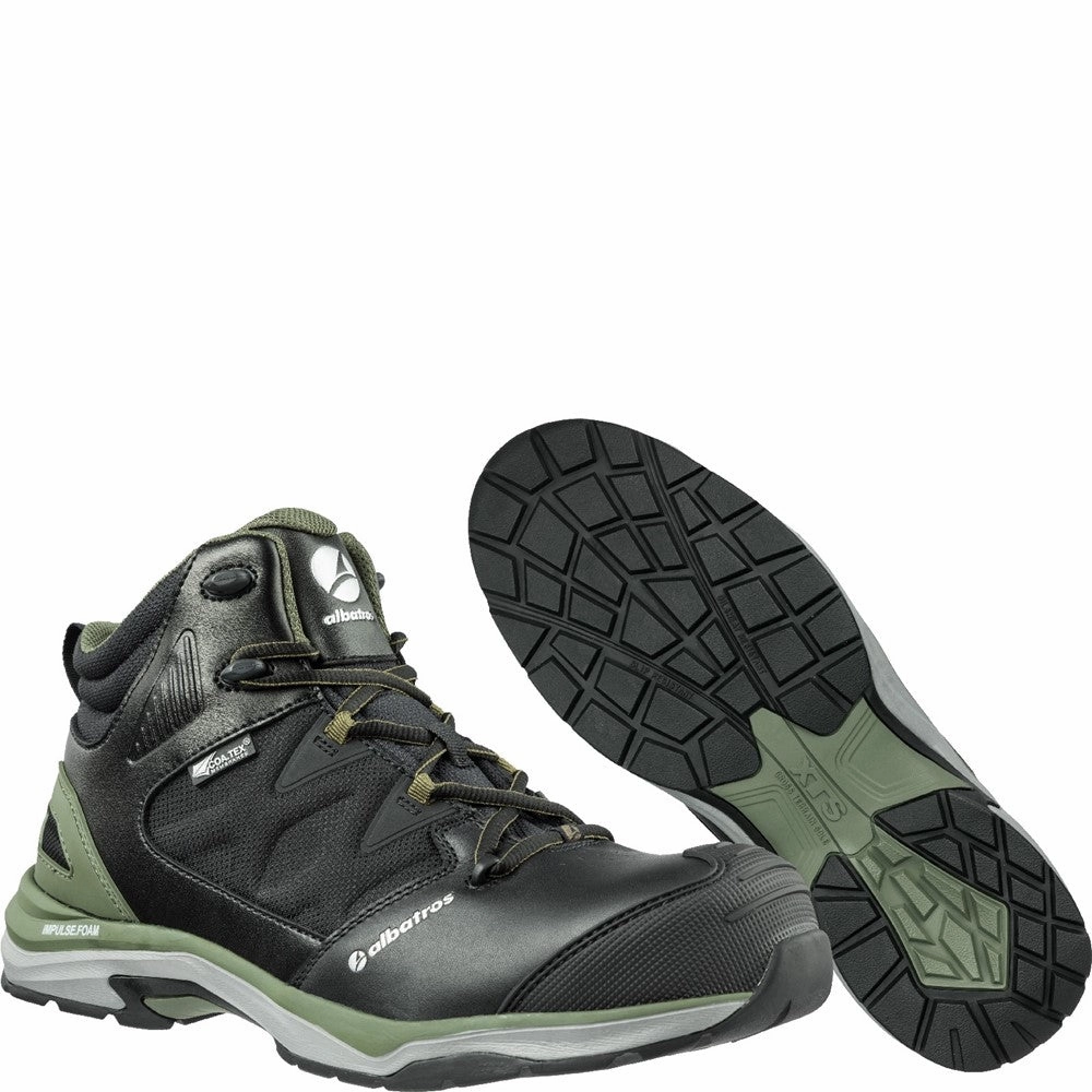 Albatros Ultratrail Olive Ctx Mid Safety Boot Men's Sports Casual Shoes