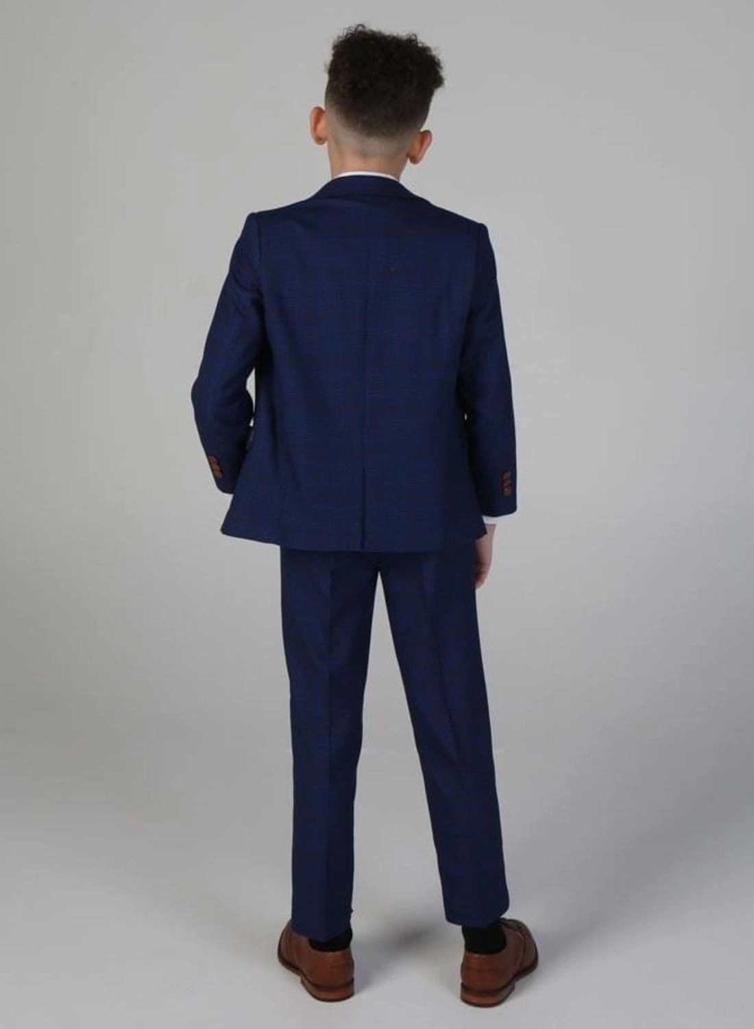 Alex - Check 3 Piece Suit Boys Summer Matching Set