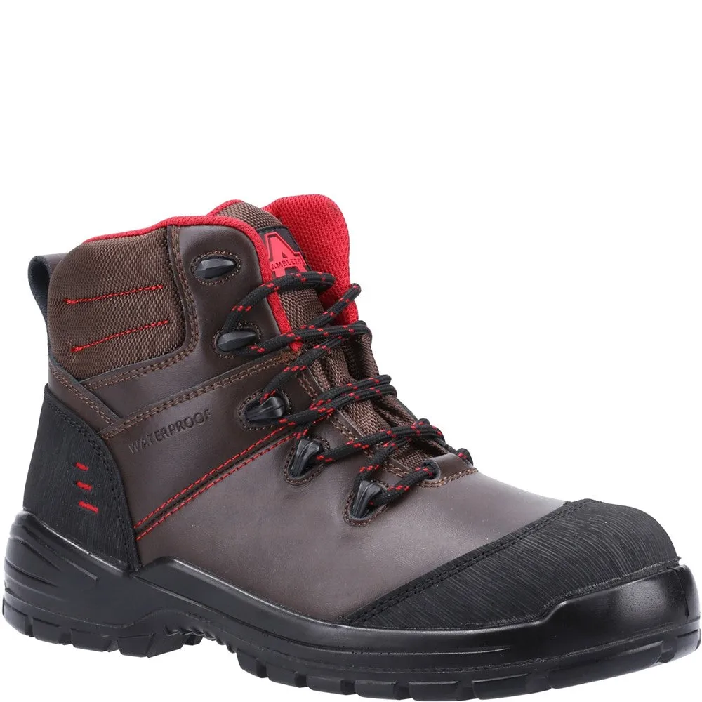 Amblers Safety 308C Metal Free Safety Boot Lightweight Running Shoes,Slip On Athletic Shoes,Breathable Workout Shoes