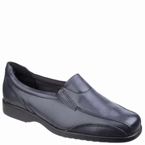 Amblers Merton Ladies Slip-On Shoe Lightweight Running Shoes,Slip On Athletic Shoes,Breathable Workout Shoes
