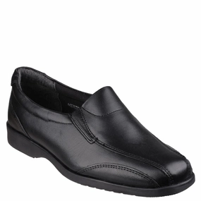 Amblers Merton Ladies Slip-On Shoe Lightweight Running Shoes,Slip On Athletic Shoes,Breathable Workout Shoes