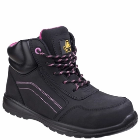 Amblers Safety AS601 Lydia Composite Safety Boot With Side Zip Lightweight Running Shoes,Slip On Athletic Shoes,Breathable Workout Shoes