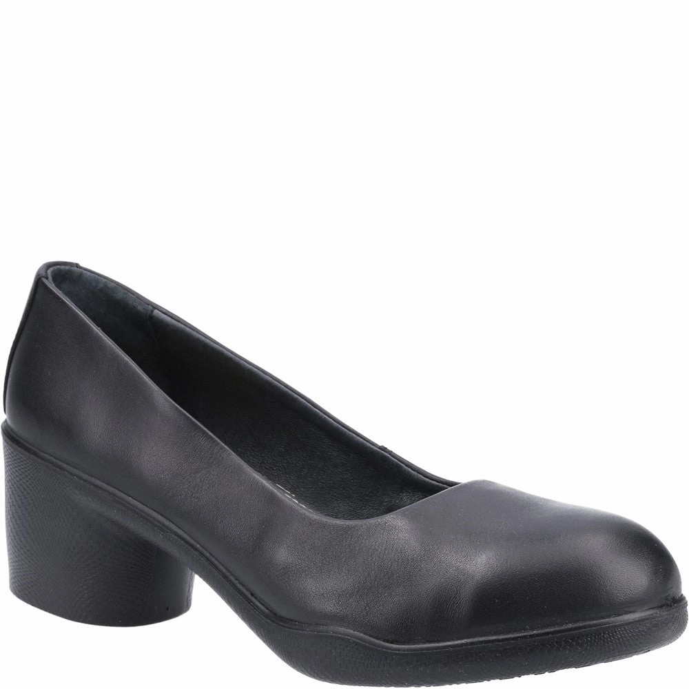 Amblers Safety AS607 Brigitte Ladies Safety Court Shoe Lightweight Running Shoes,Slip On Athletic Shoes,Breathable Workout Shoes