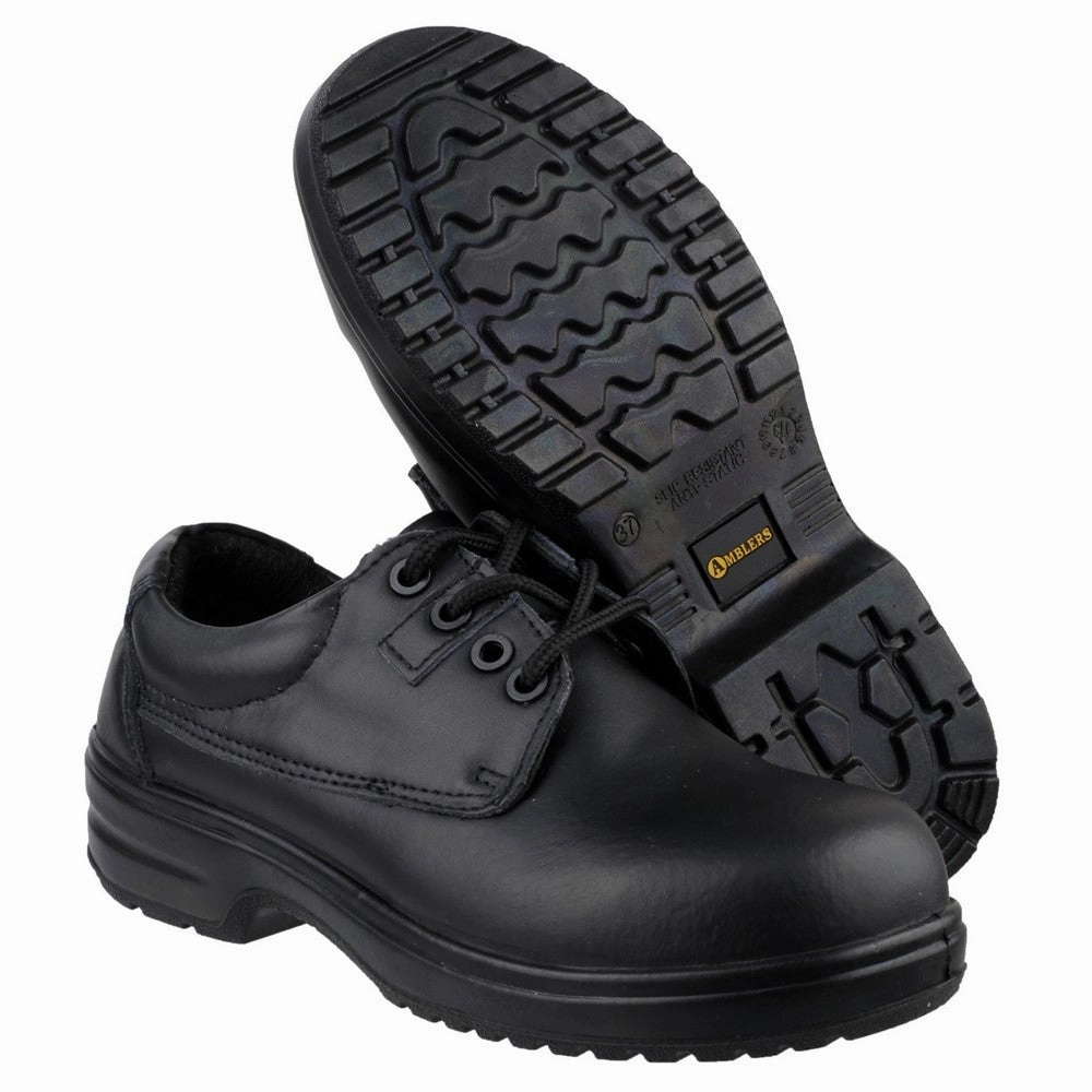 Amblers Safety FS121C Metal Free Lace up Safety Shoe Women's Sneakers Casual Walking Shoes
