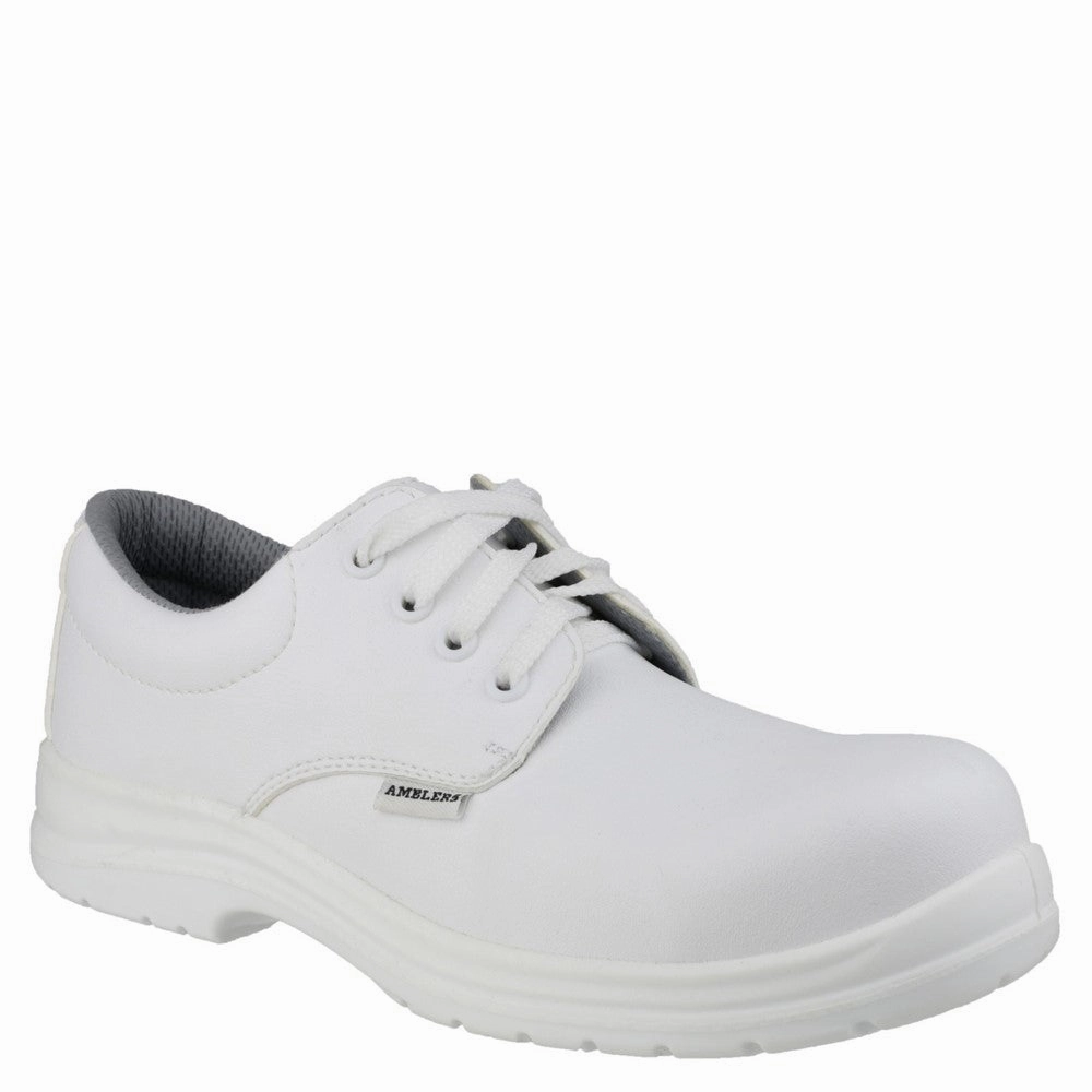 Amblers Safety FS511 Metal-Free Water-Resistant Lace up Safety Shoe Lightweight Running Shoes,Slip On Athletic Shoes,Breathable Workout Shoes