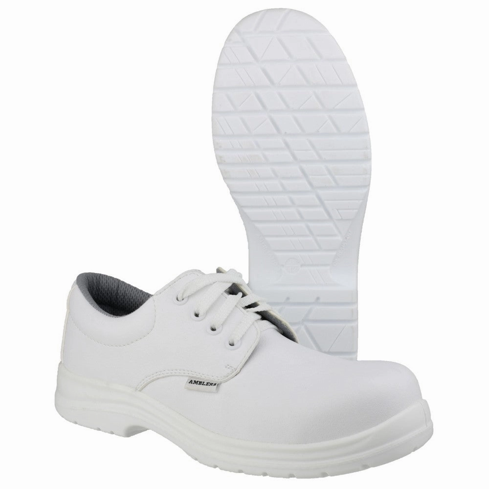 Amblers Safety FS511 Metal-Free Water-Resistant Lace up Safety Shoe Women's Sneakers Casual Walking Shoes