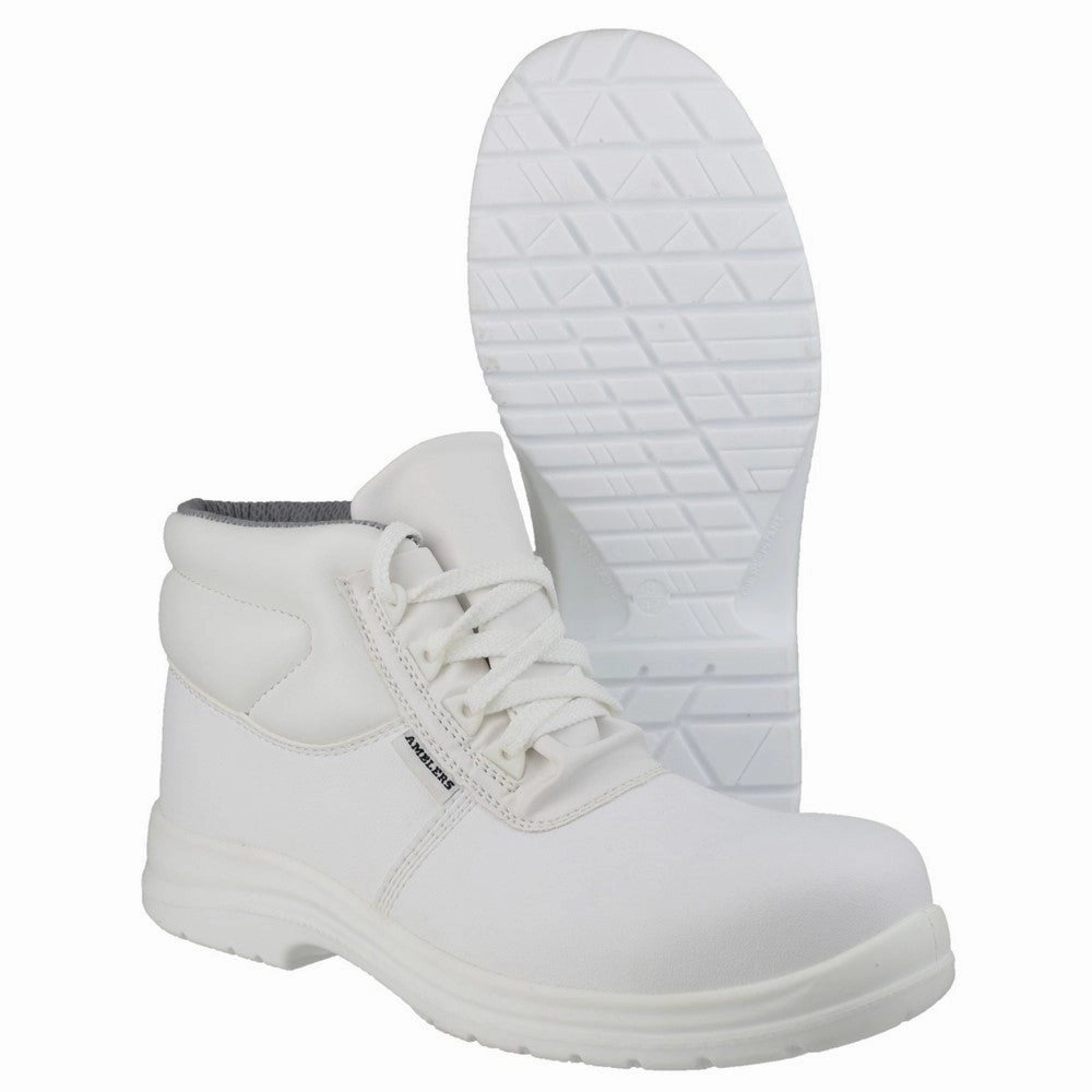 Amblers Safety FS513 Metal-Free Water-Resistant Lace up Safety Boot Women's Sneakers Casual Walking Shoes
