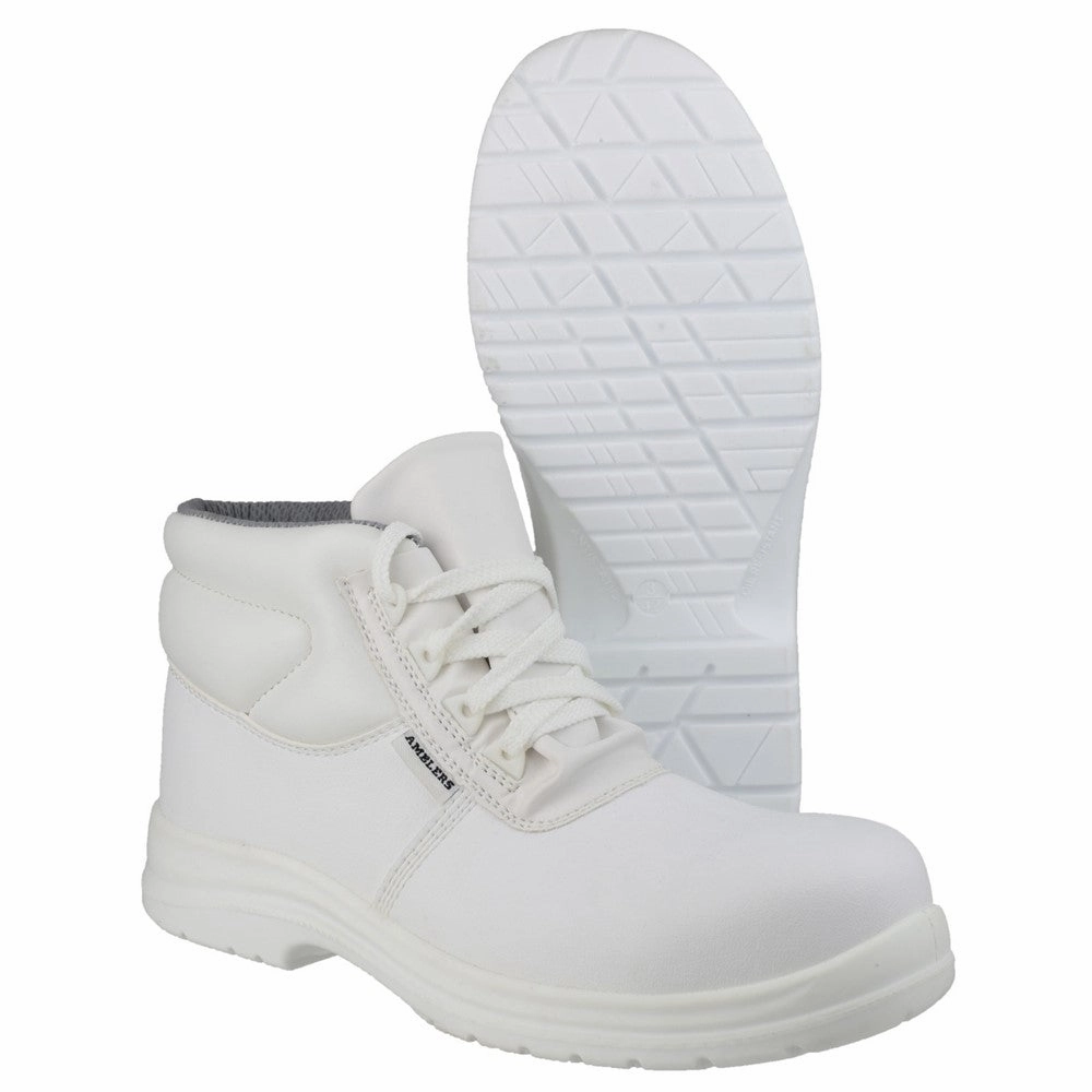Amblers Safety FS513 Metal-Free Water-Resistant Lace up Safety Boot Women's Sneakers Casual Walking Shoes