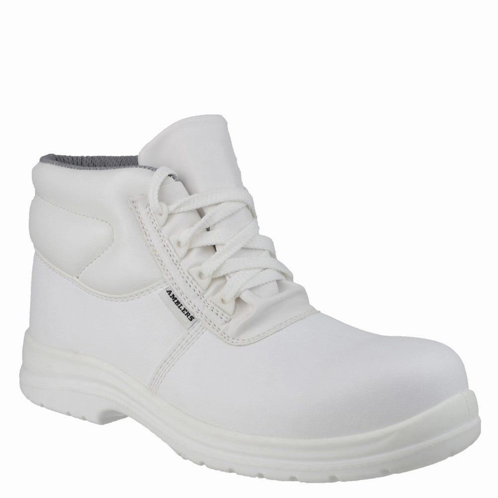 Amblers Safety FS513 Metal-Free Water-Resistant Lace up Safety Boot Lightweight Running Shoes,Slip On Athletic Shoes,Breathable Workout Shoes