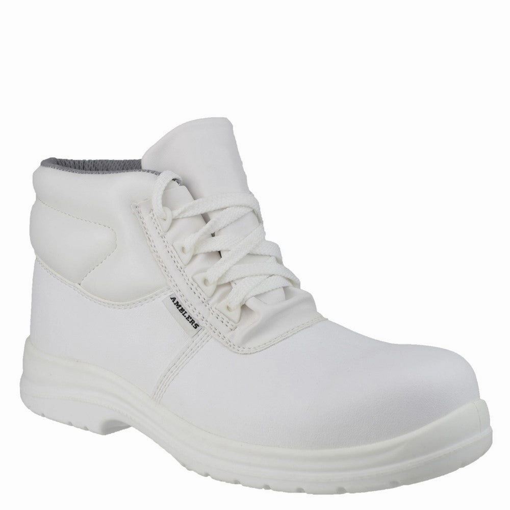 Amblers Safety FS513 Metal-Free Water-Resistant Lace up Safety Boot Lightweight Running Shoes,Slip On Athletic Shoes,Breathable Workout Shoes