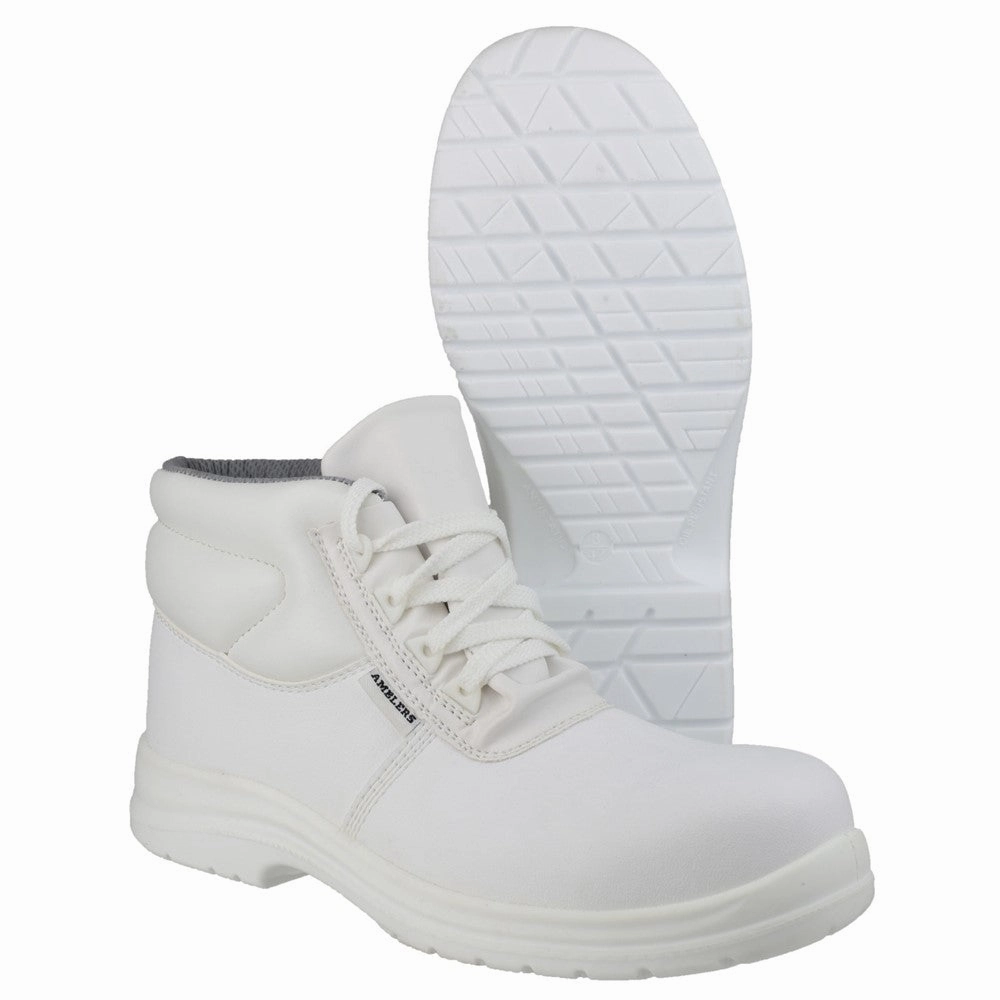 Amblers Safety FS513 Metal-Free Water-Resistant Lace up Safety Boot Women's Sneakers Casual Walking Shoes