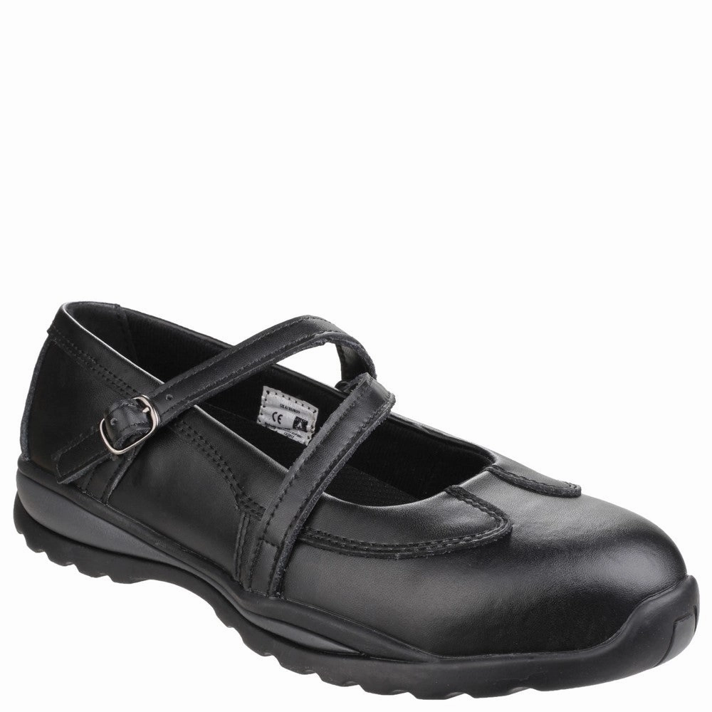 Amblers Safety FS55 Women's Safety Shoe Lightweight Running Shoes,Slip On Athletic Shoes,Breathable Workout Shoes