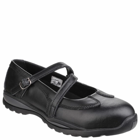 Amblers Safety FS55 Women's Safety Shoe Lightweight Running Shoes,Slip On Athletic Shoes,Breathable Workout Shoes