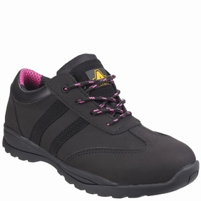 Amblers Safety FS706 Sophie Safety Trainer Lightweight Running Shoes,Slip On Athletic Shoes,Breathable Workout Shoes