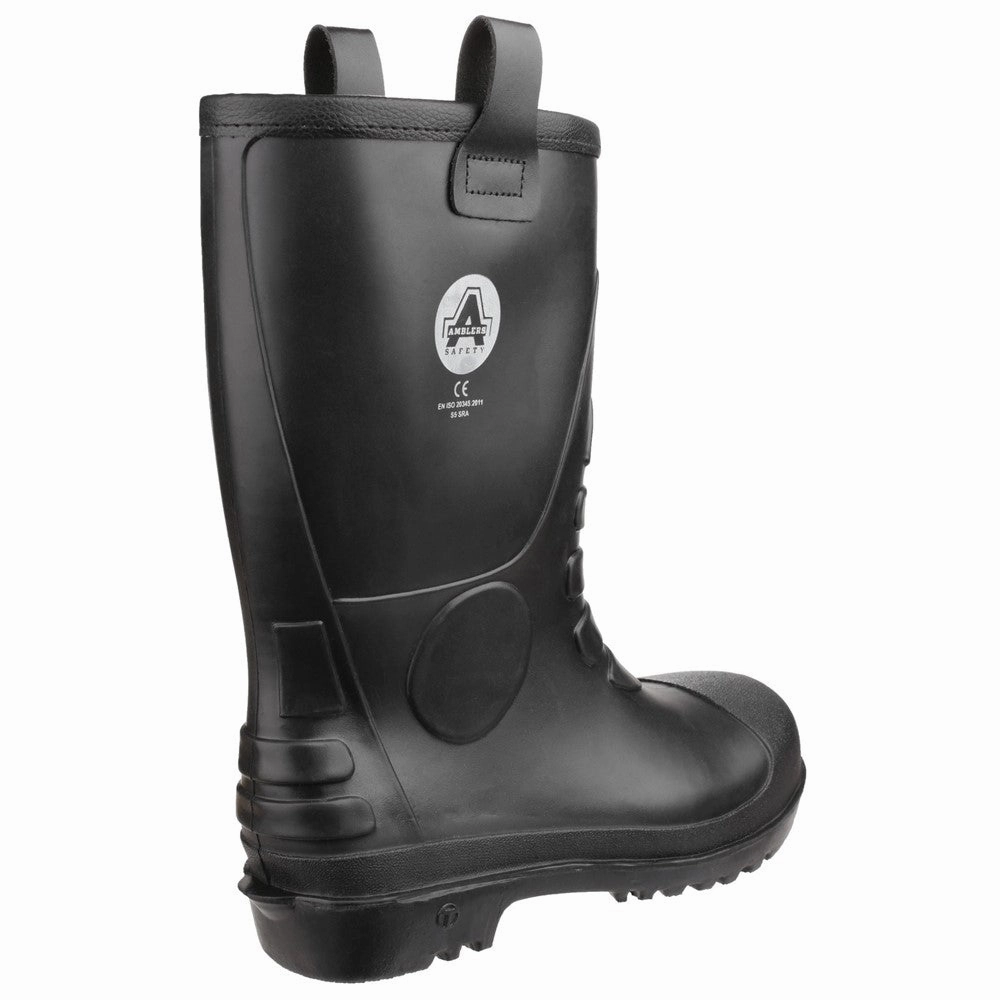 Amblers Safety FS90 Waterproof PVC Pull on Safety Rigger Boot Women's Sneakers Casual Walking Shoes