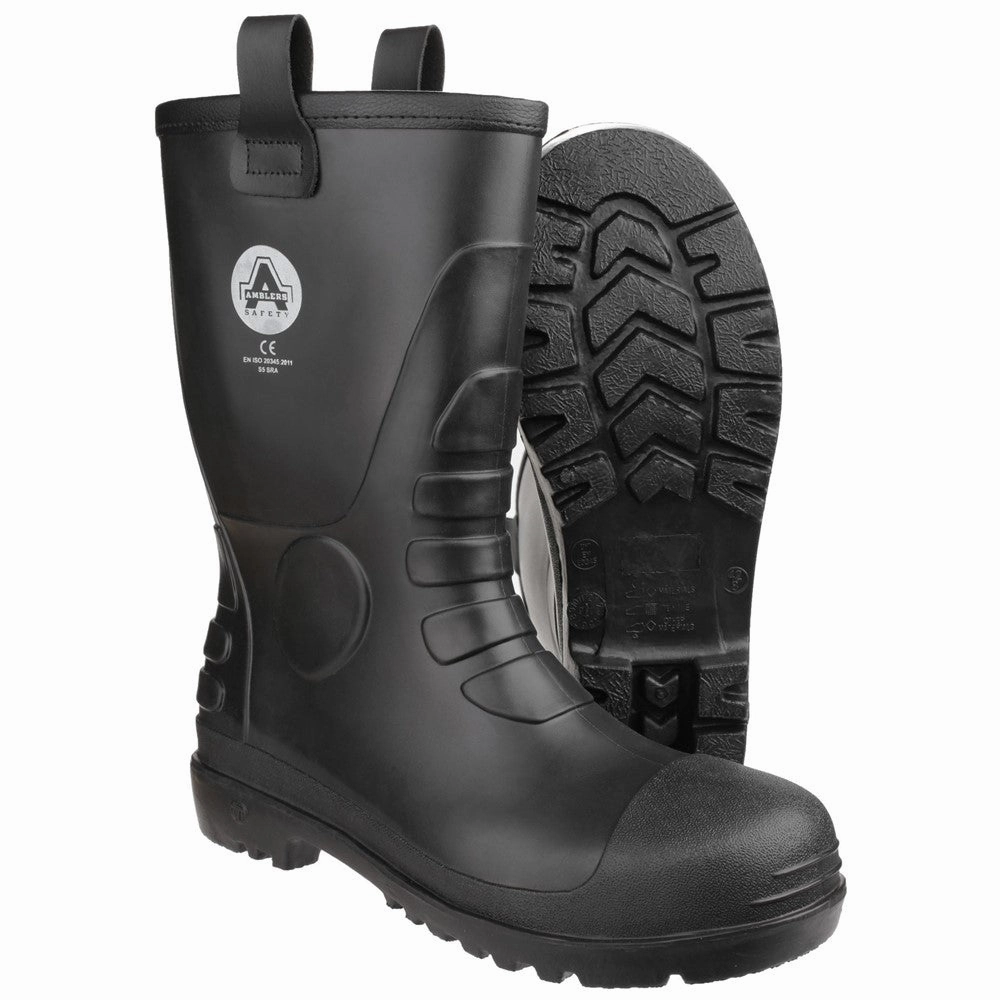 Amblers Safety FS90 Waterproof PVC Pull on Safety Rigger Boot Women's Sneakers Casual Walking Shoes