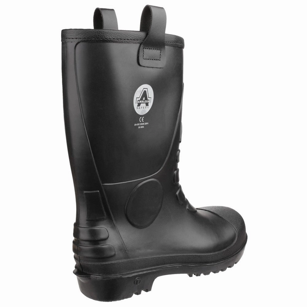 Amblers Safety FS90 Waterproof PVC Pull on Safety Rigger Boot Women's Sneakers Casual Walking Shoes