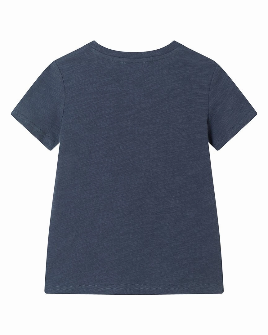 Andy & Evan Slubbed Dino Pocket T-Shirt Girls Tunic Top