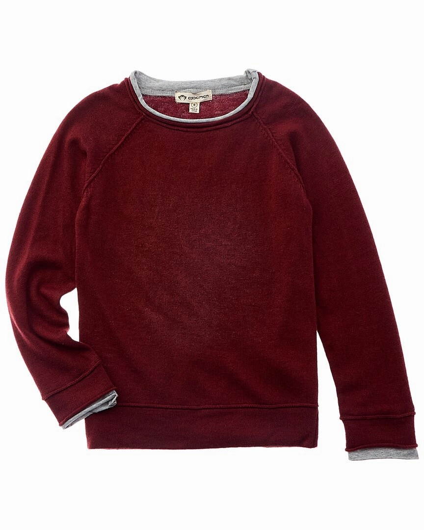 Appaman Jackson Roll Neck Wool-Blend Sweater ruffle tops girls, long sleeve tees girls