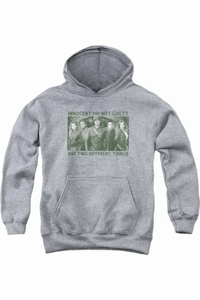 Arrow Not Guilty Youth Pull Over Hoodie / Hooded Sweatshirt graphic tees for boys, polo shirts boys