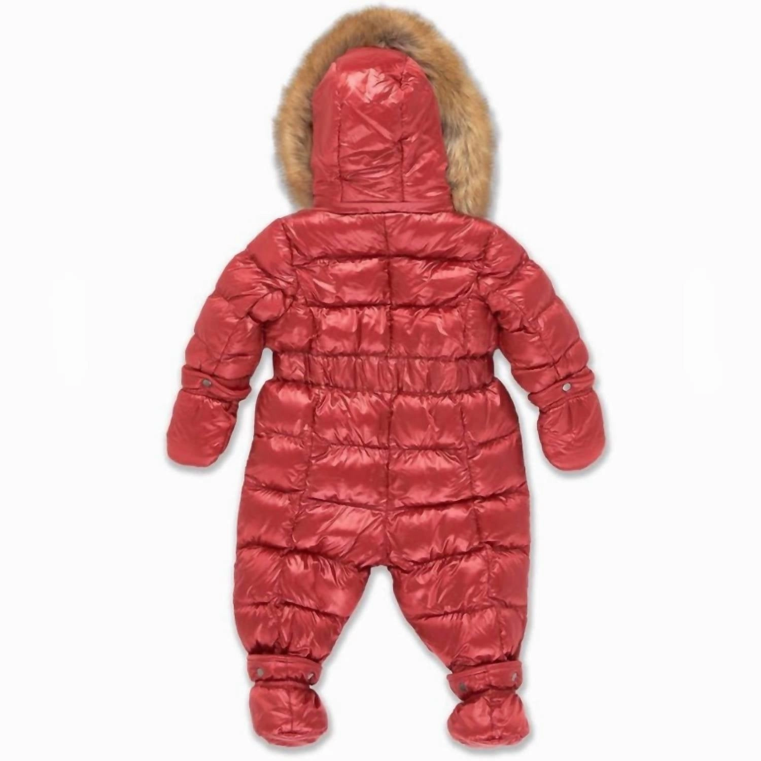 Astoria Snowsuit In Red Girls Sherpa Coat