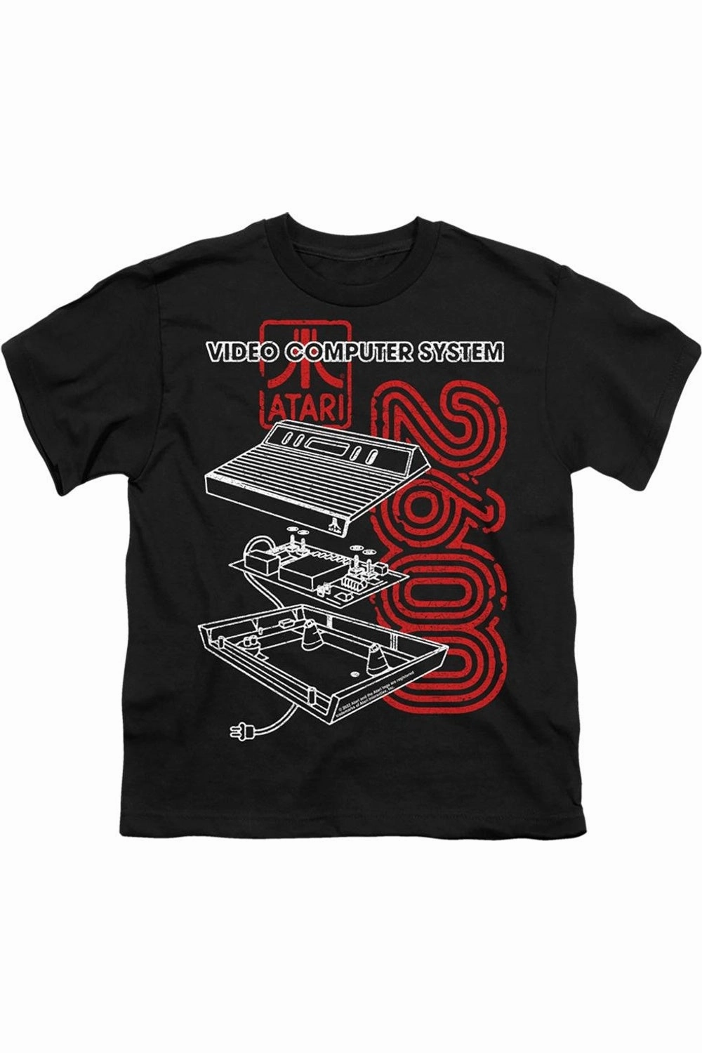 Atari 2600 Short Sleeve Juvenile Tee / T-Shirt graphic tees for boys, polo shirts boys