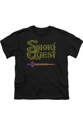 Atari 8 Bit Sword Short Sleeve Juvenile Tee / T-Shirt graphic tees for boys, polo shirts boys