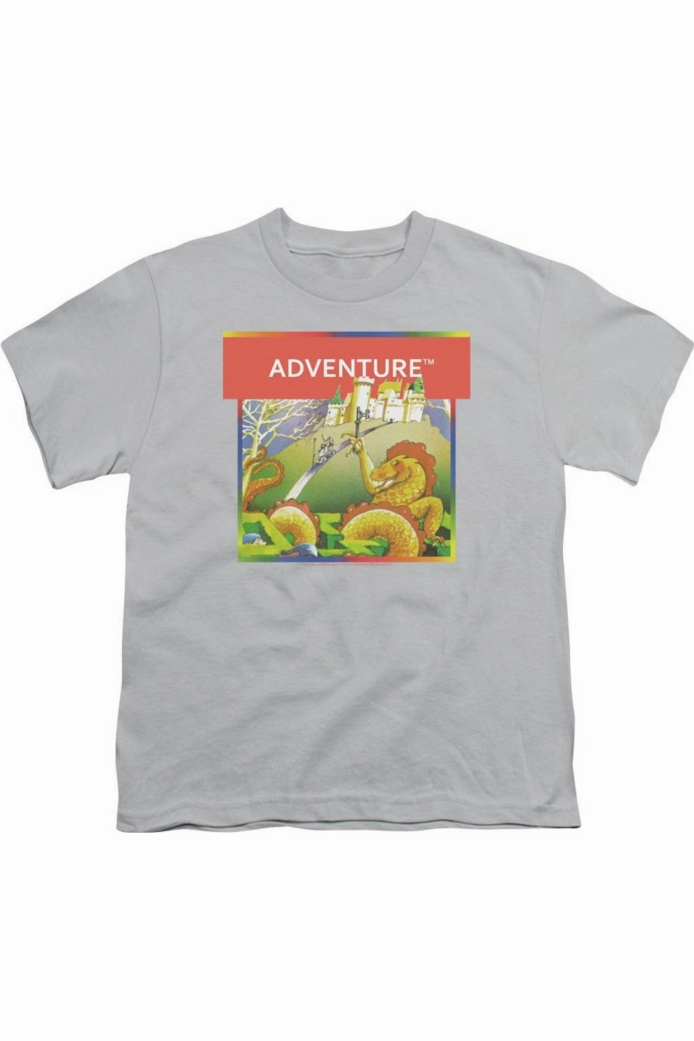 Atari Adventure Box Art Short Sleeve Youth Tee / T-Shirt graphic tees for boys, polo shirts boys