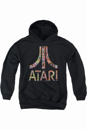 Atari Box Art Youth Pull Over Hoodie graphic tees for boys, polo shirts boys