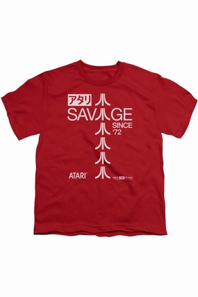Atari Savage 72 Short Sleeve Youth Tee / T-Shirt graphic tees for boys, polo shirts boys