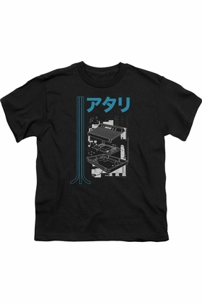 Atari Schematic Short Sleeve Juvenile Tee / T-Shirt graphic tees for boys, polo shirts boys