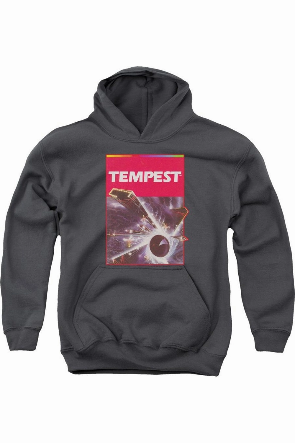 Atari Tempest Box Art Youth Pull Over Hoodie graphic tees for boys, polo shirts boys