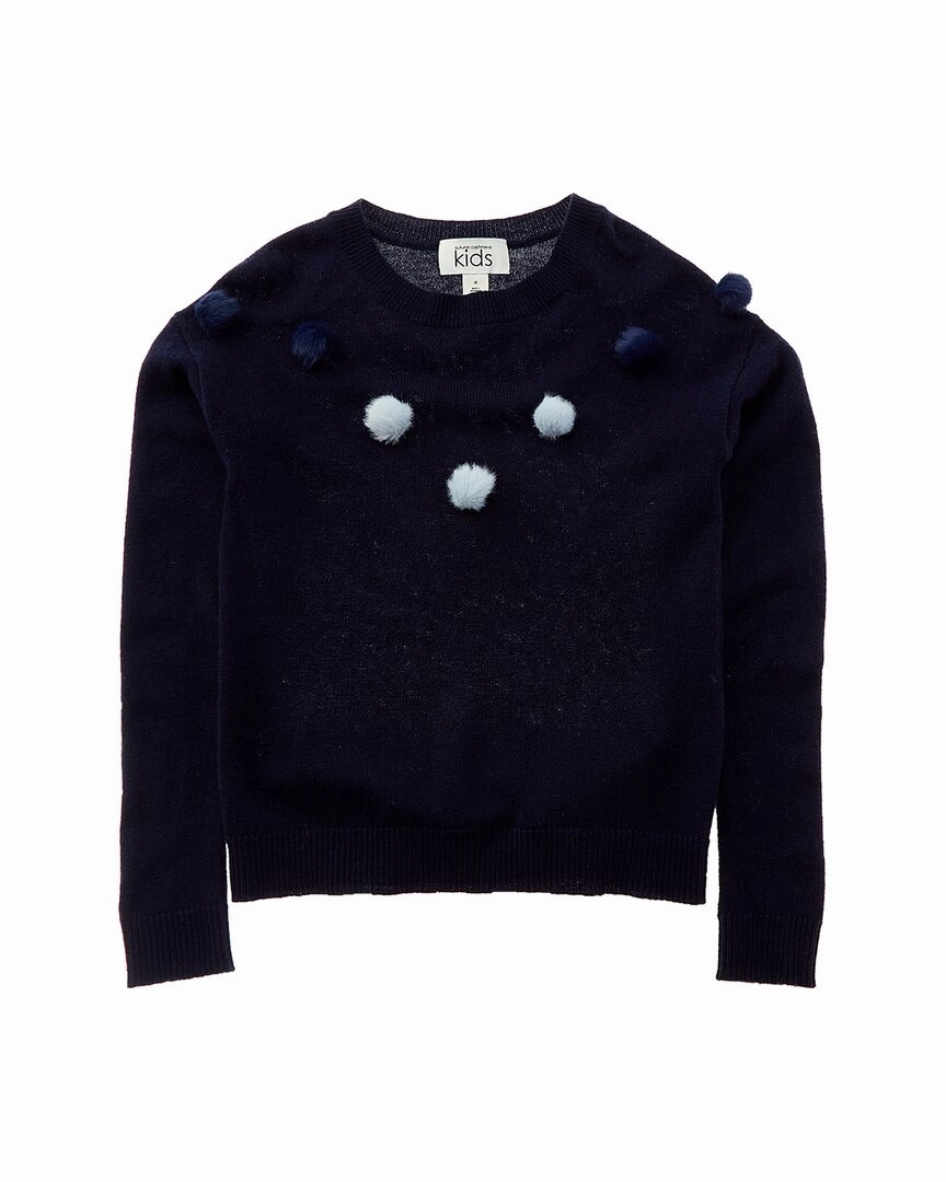 Autumn Cashmere Dropped-Shoulder Wool & Cashmere-Blend Sweater ruffle tops girls, long sleeve tees girls
