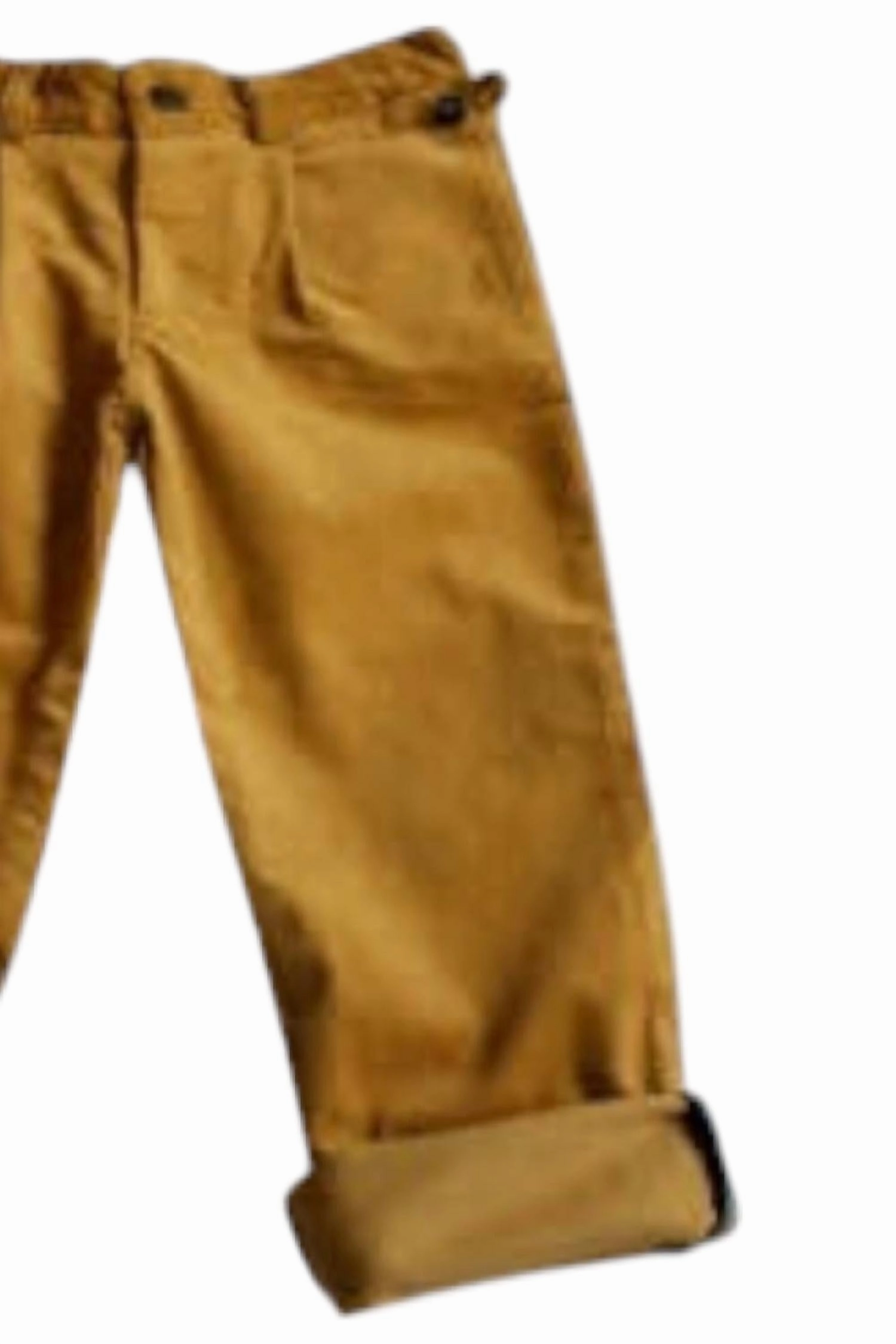 Axel & Hudson Boys Corduroy Trouser In Caramel Boys Stretch Skinny Jeans