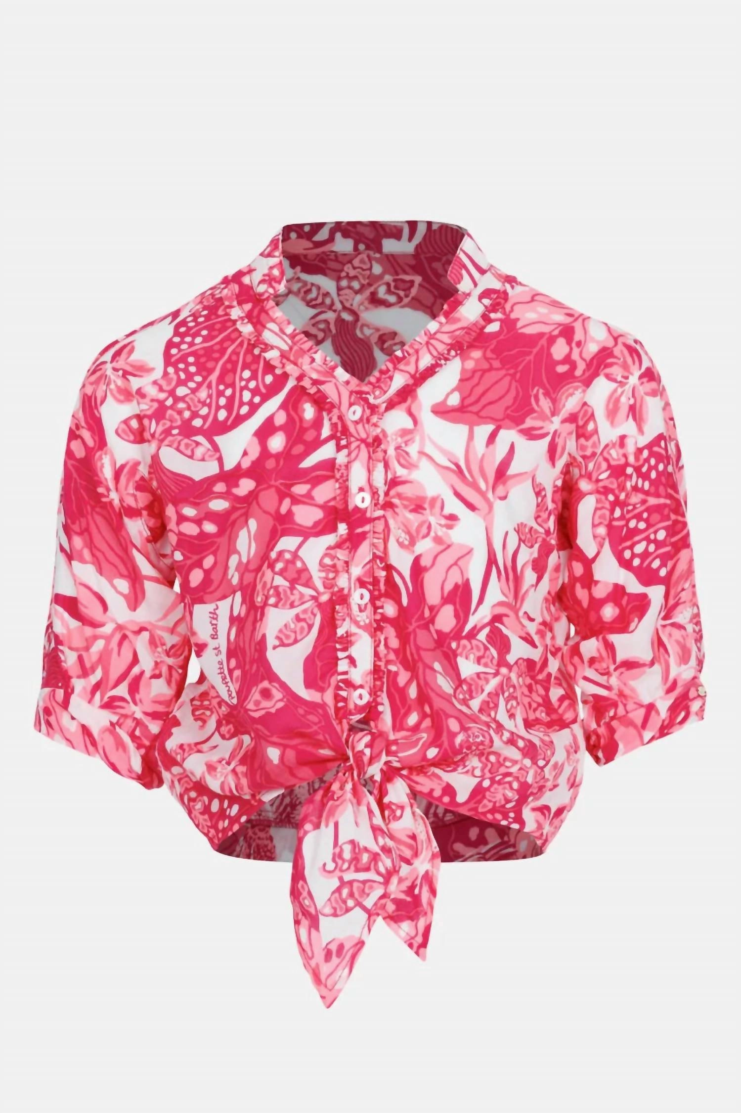 Azia Shirt In Pink Jengel Girls Tunic Top