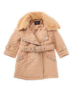 Bardot Grace Quilted Coat girls trench coats, waterproof jackets girls