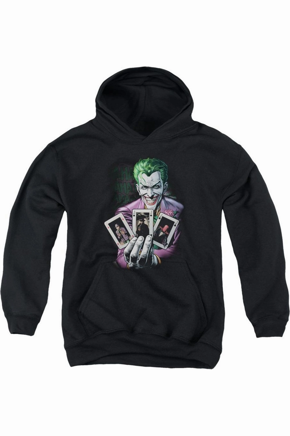 Batman 3 Of A Kind Youth Pull Over Hoodie / Hooded Sweatshirt graphic tees for boys, polo shirts boys