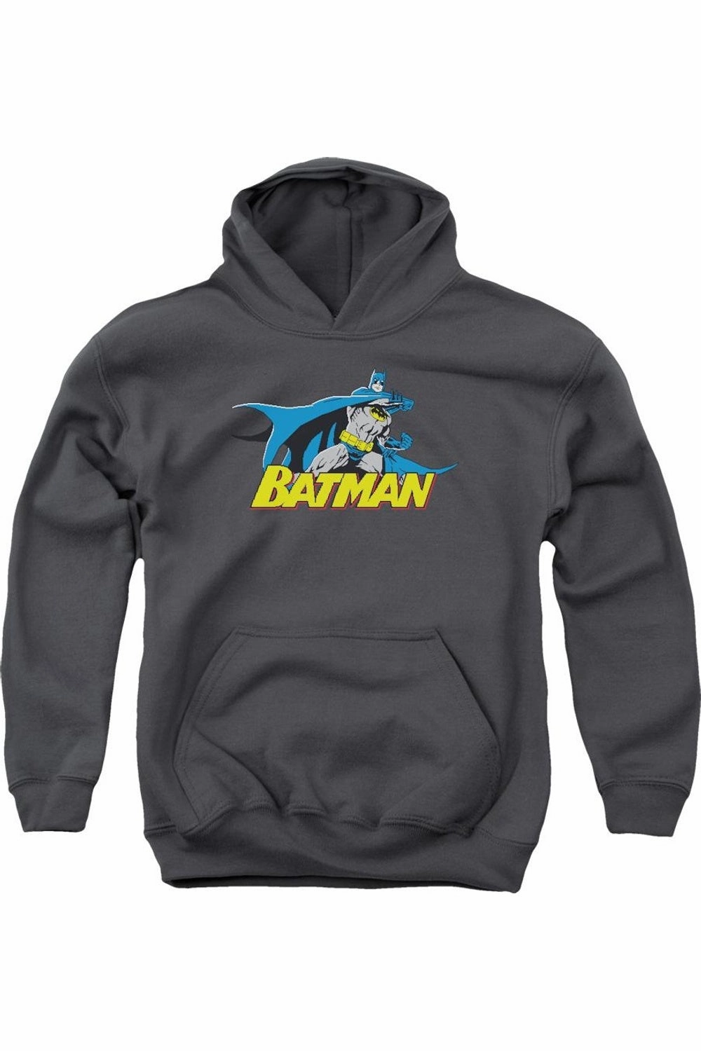 Batman 8 Bit Cape Youth Pull Over Hoodie / Hooded Sweatshirt graphic tees for boys, polo shirts boys