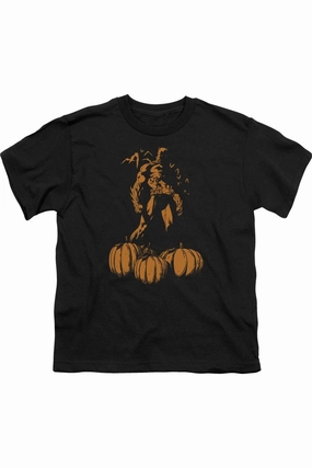 Batman A Bat Among Pumpkins Short Sleeve Juvenile Tee / T-Shirt graphic tees for boys, polo shirts boys