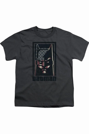 Batman American Batman Short Sleeve Youth Tee / T-Shirt graphic tees for boys, polo shirts boys
