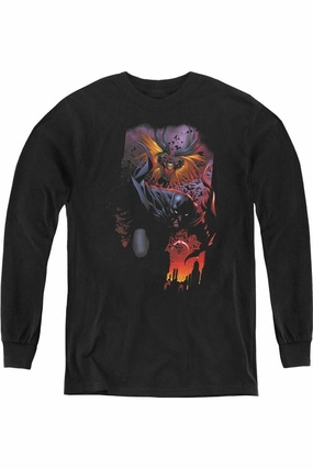 Batman & Robin #1 Youth Long Sleeve Tee / T-Shirt graphic tees for boys, polo shirts boys