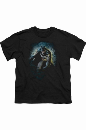 Batman Bat Cave Short Sleeve Juvenile Tee / T-Shirt graphic tees for boys, polo shirts boys