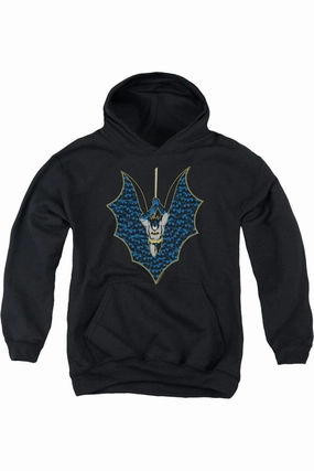 Batman Bat Fill Youth Pull Over Hoodie / Hooded Sweatshirt graphic tees for boys, polo shirts boys