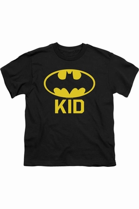 Batman Bat Kid Short Sleeve Youth Tee / T-Shirt graphic tees for boys, polo shirts boys