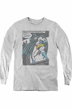 Batman Bat Origins Youth Long Sleeve Tee / T-Shirt graphic tees for boys, polo shirts boys